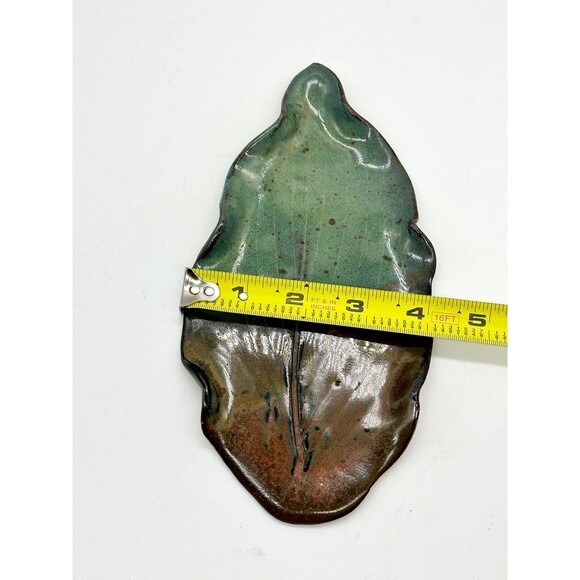 Brown's Art Studio Pottery Leaf Tray, Arden NC - Picture 7 of 7